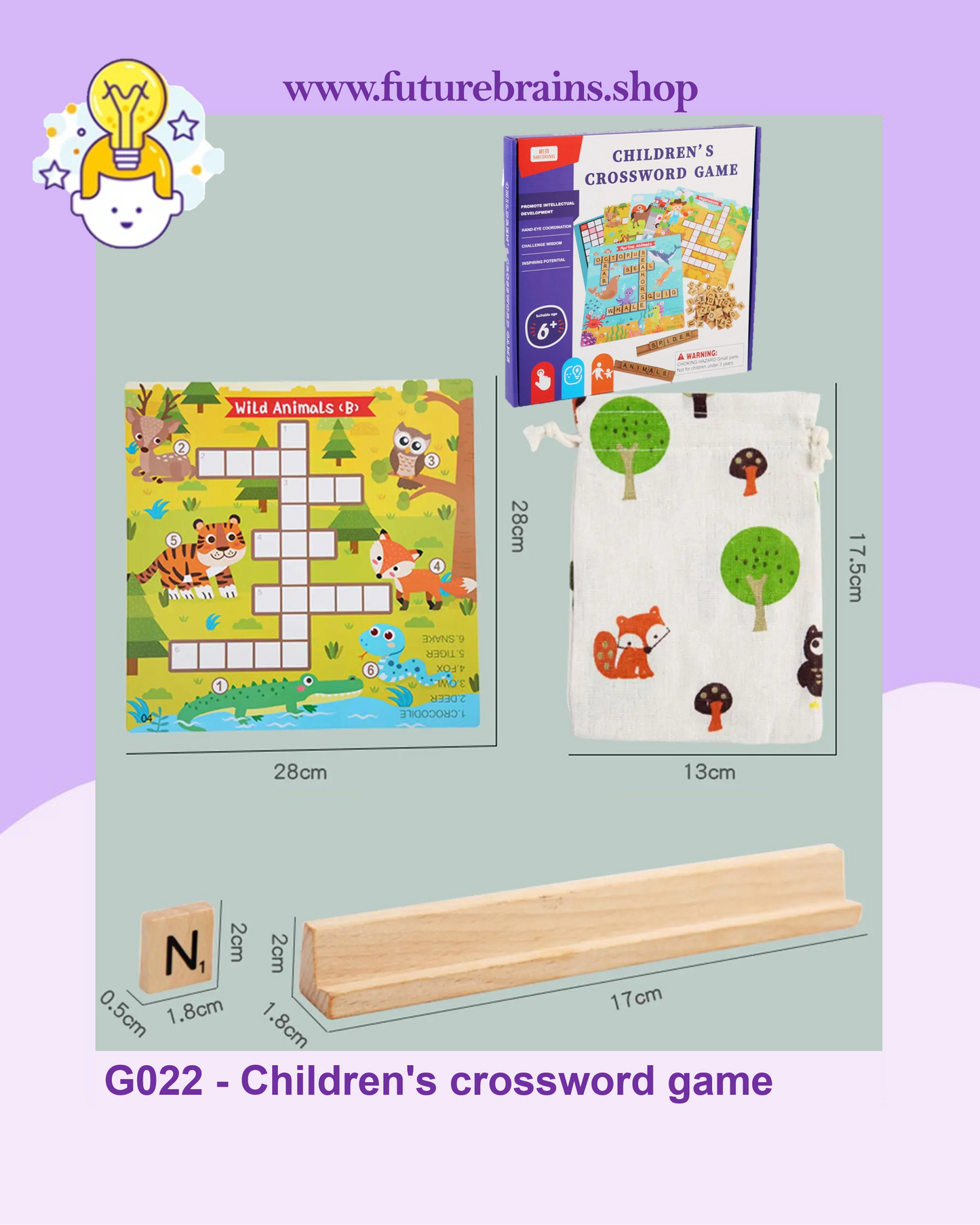 G022 - Children's crossword game