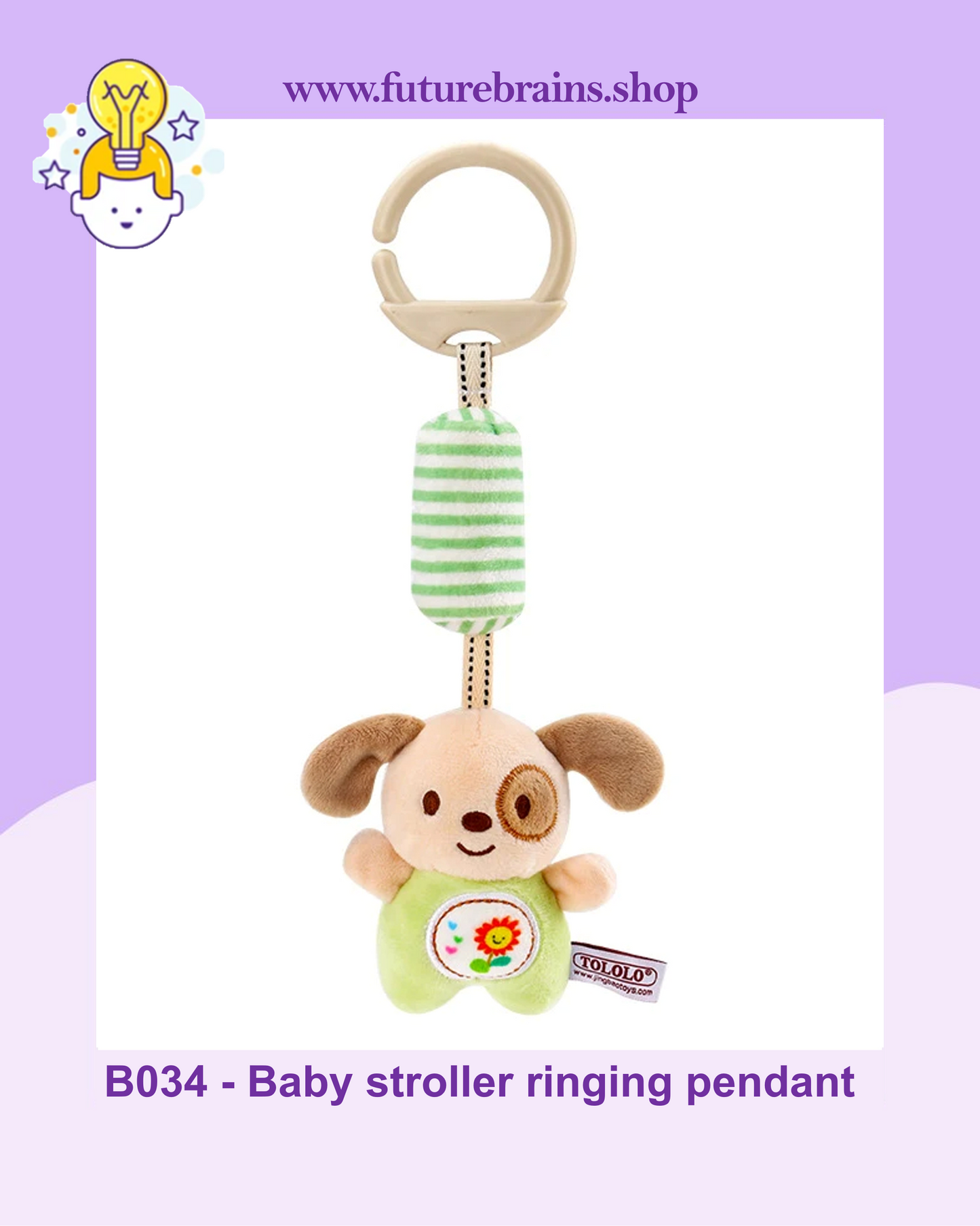 B034 - Baby stroller ringing pendant
