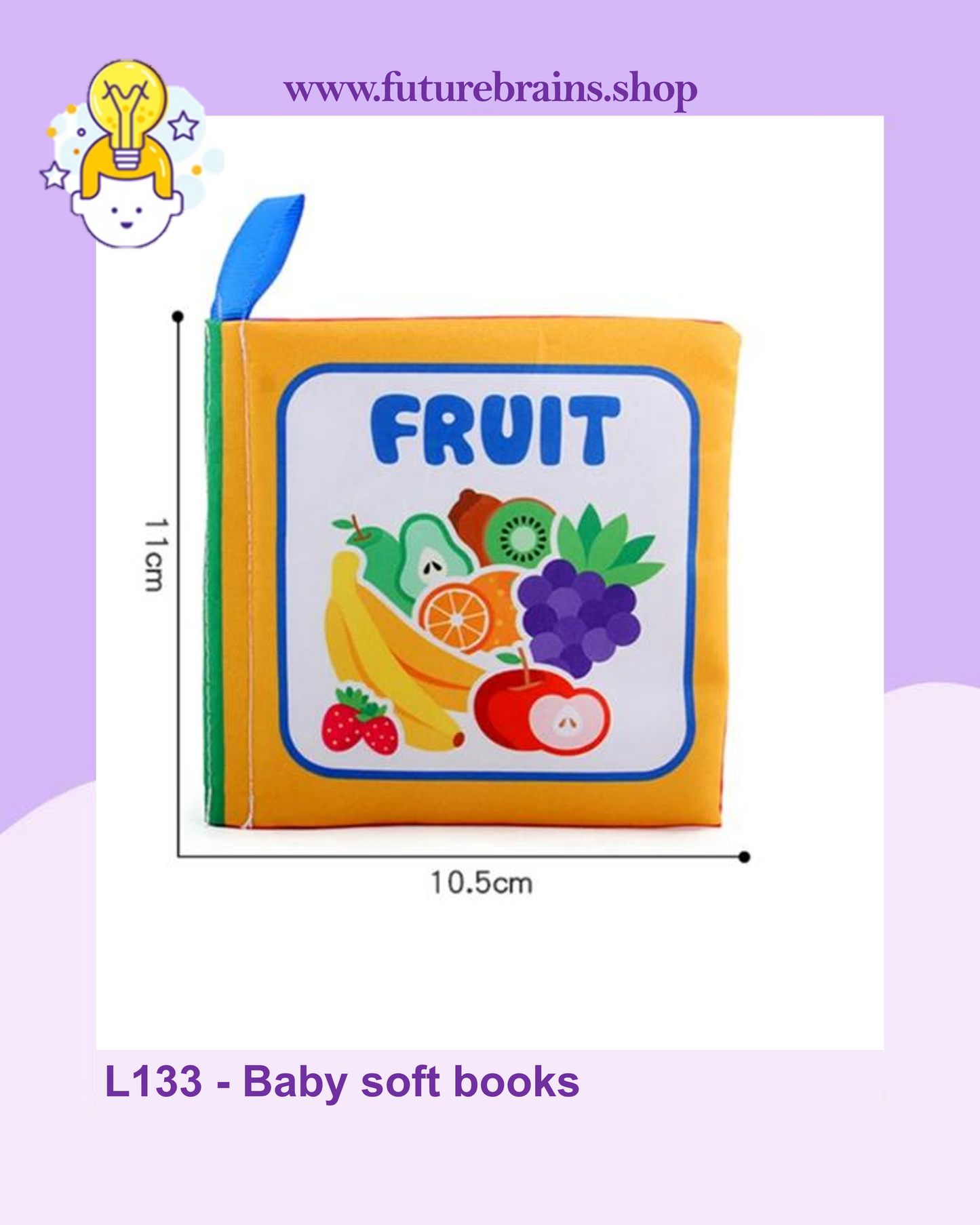 L133 - Colored baby soft books