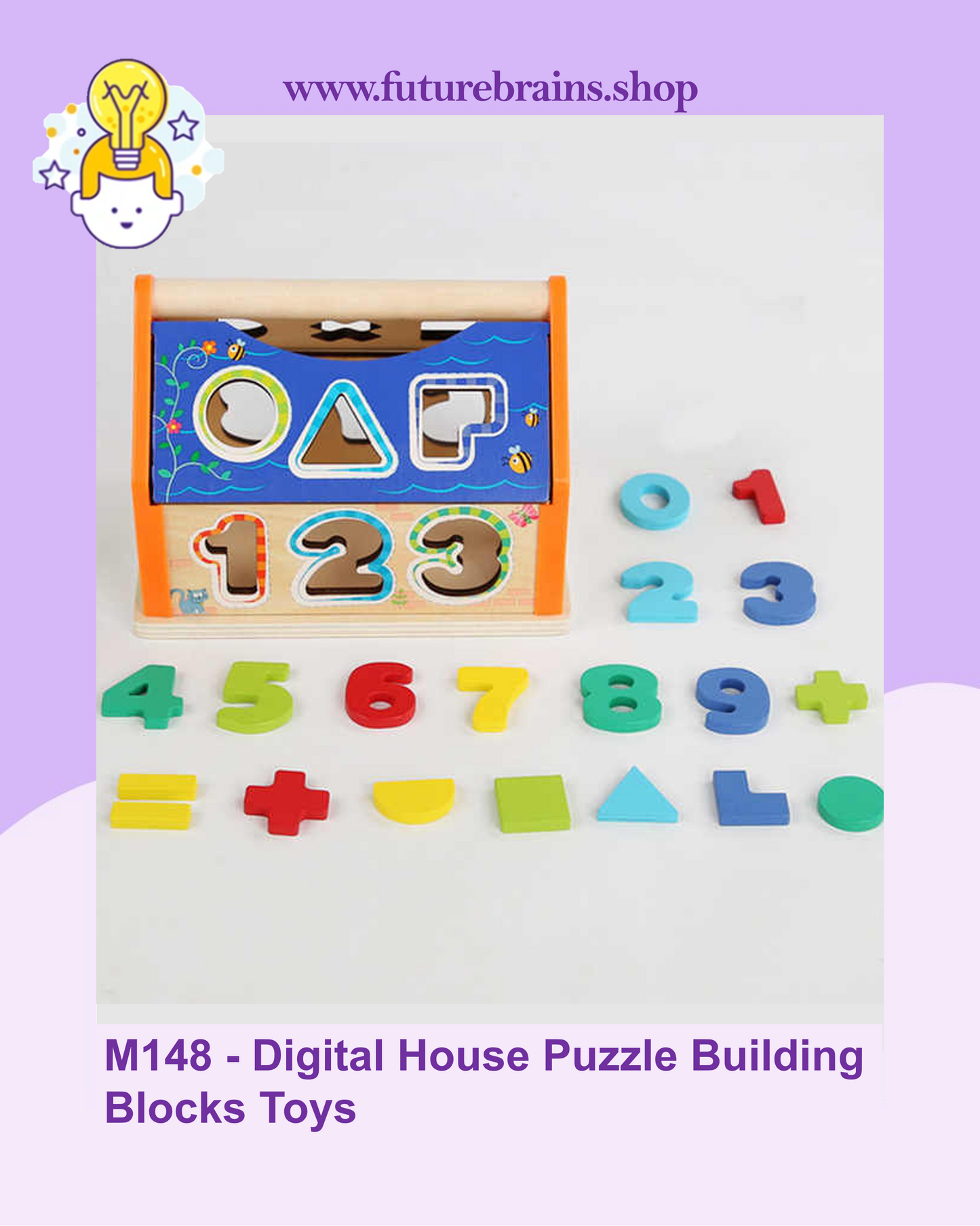 M148 - Digital House Puzzle Building Blocks Toys