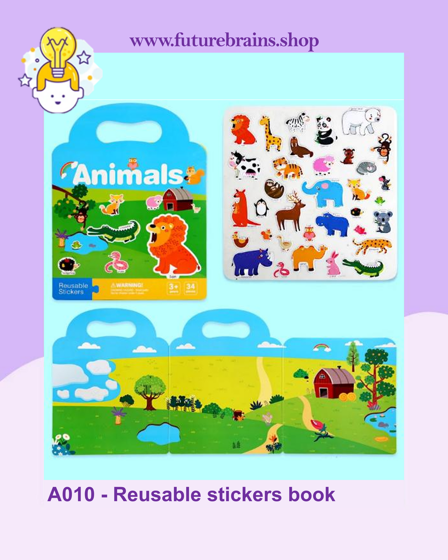A010 - Reusable stickers book
