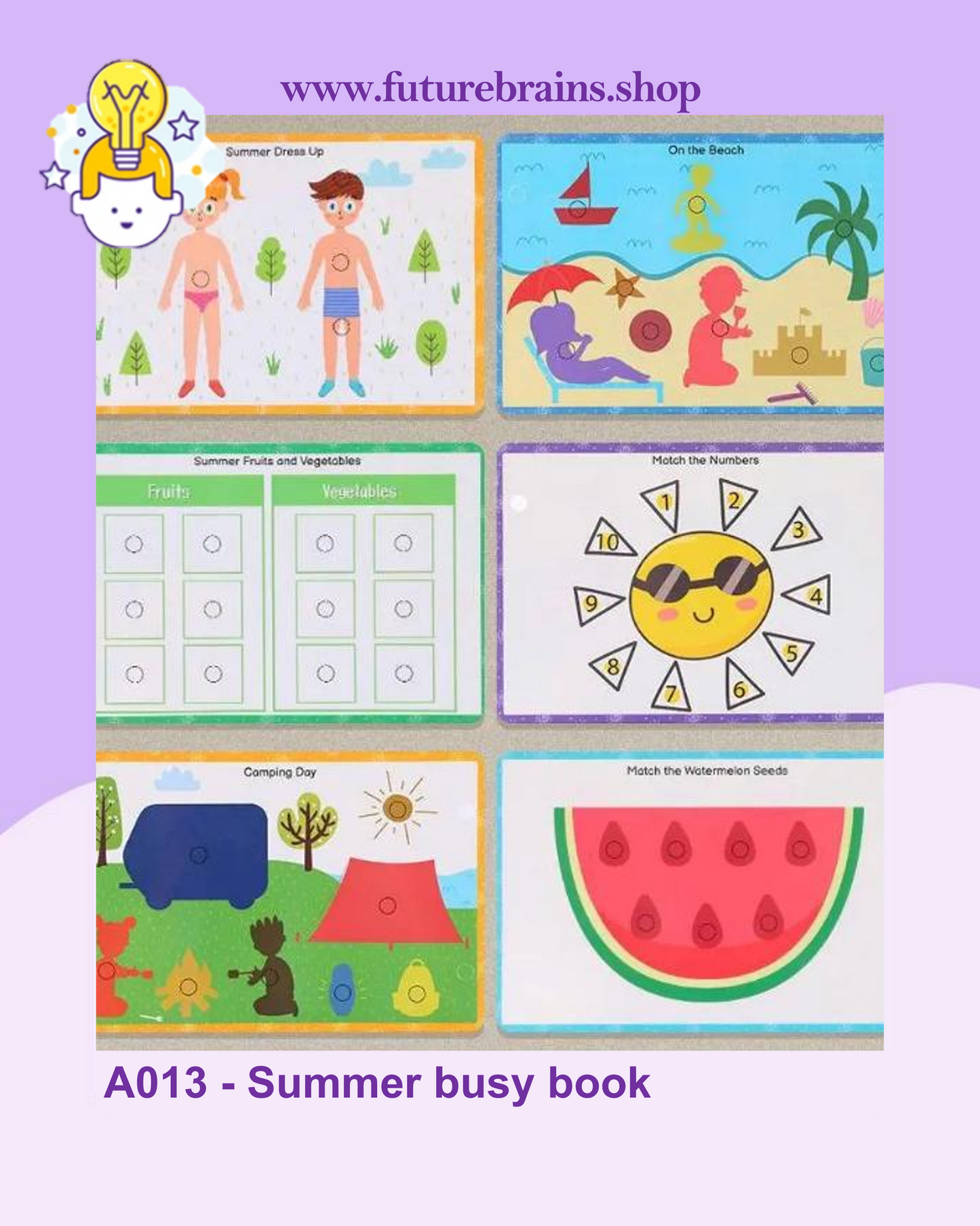 A013 - Summer busy book
