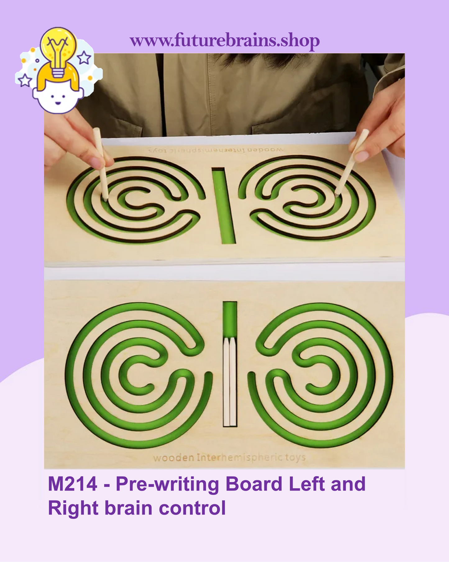 M214 - Pre-writing Board Left and Right brain control