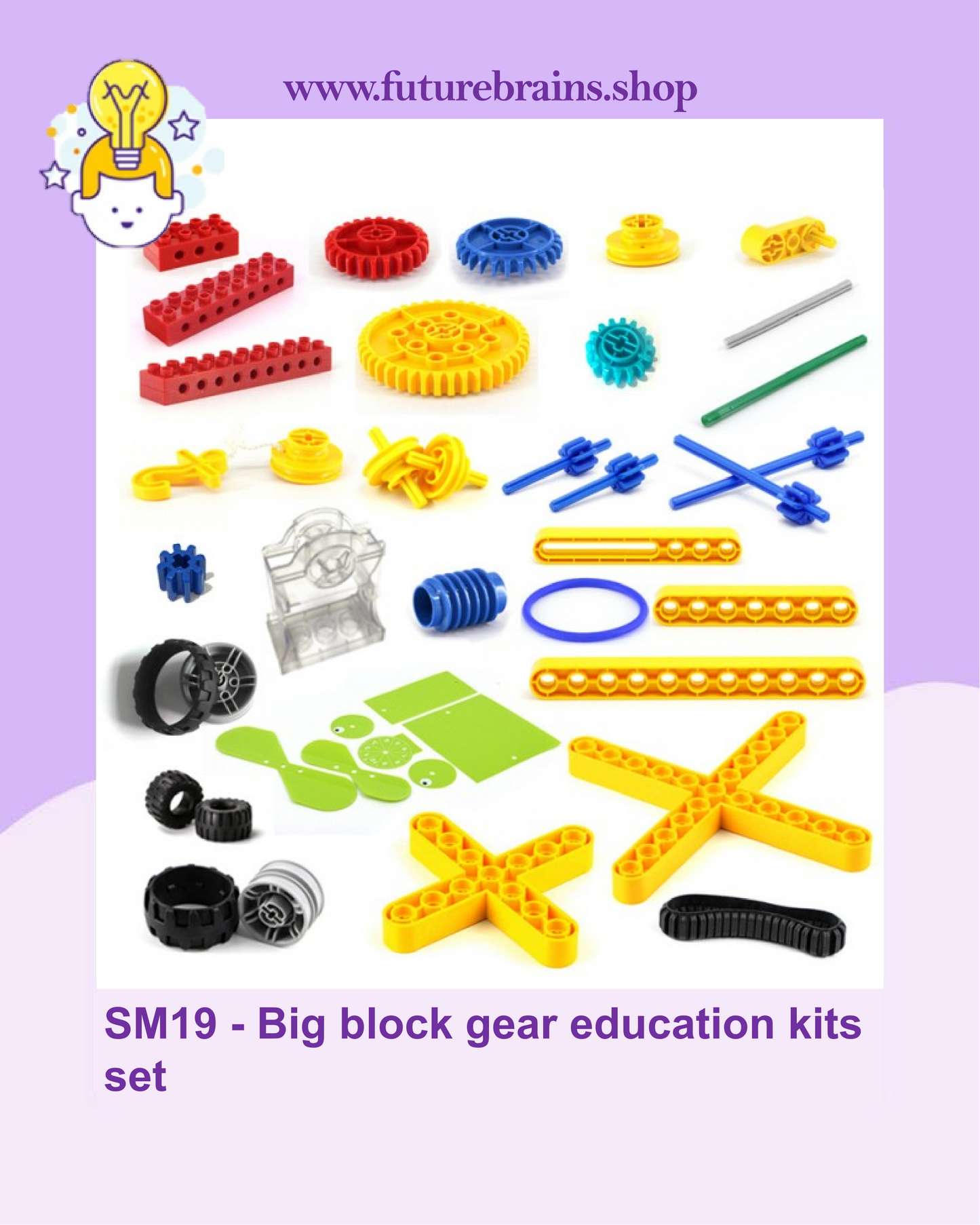 SM19 - Big block gear education kits set