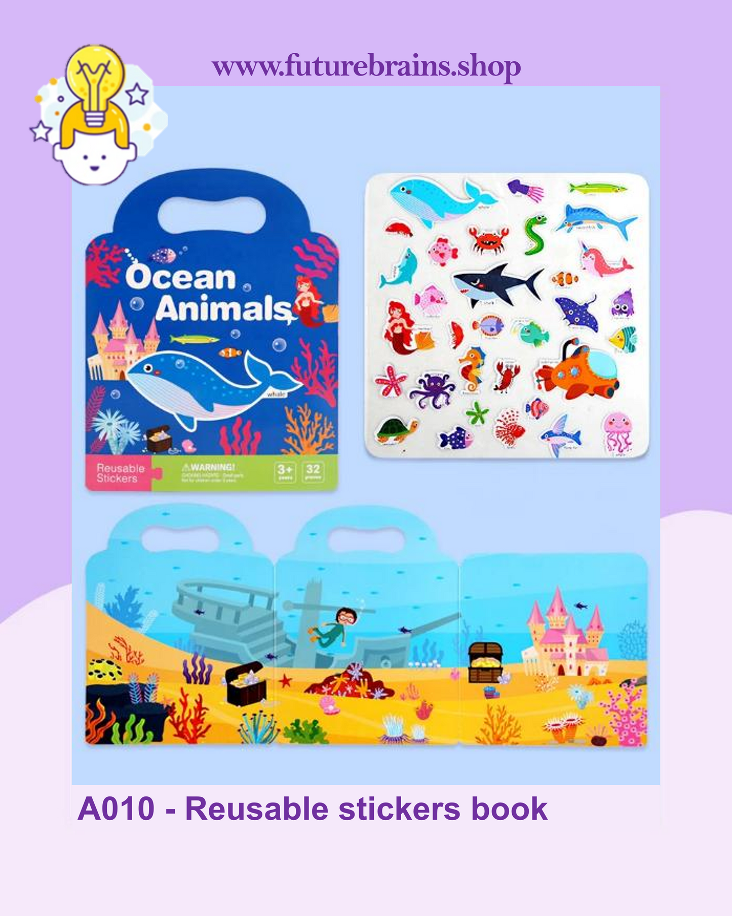A010 - Reusable stickers book