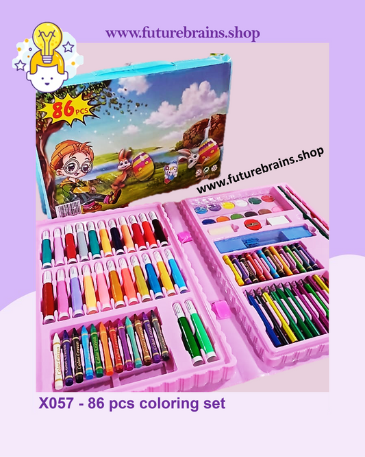 X057 - 86 pcs coloring set
