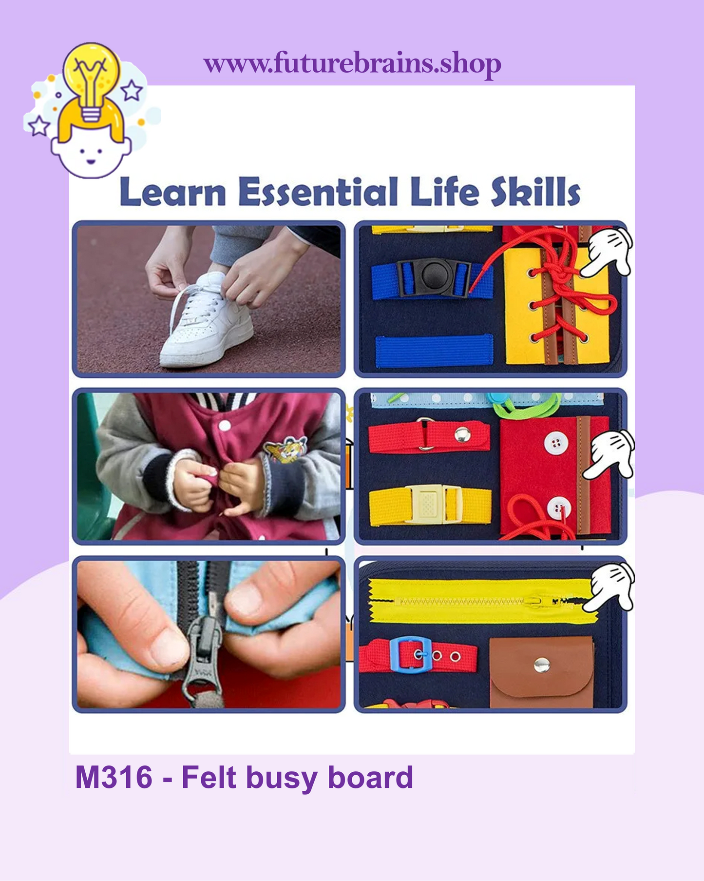 M316 - Felt busy board