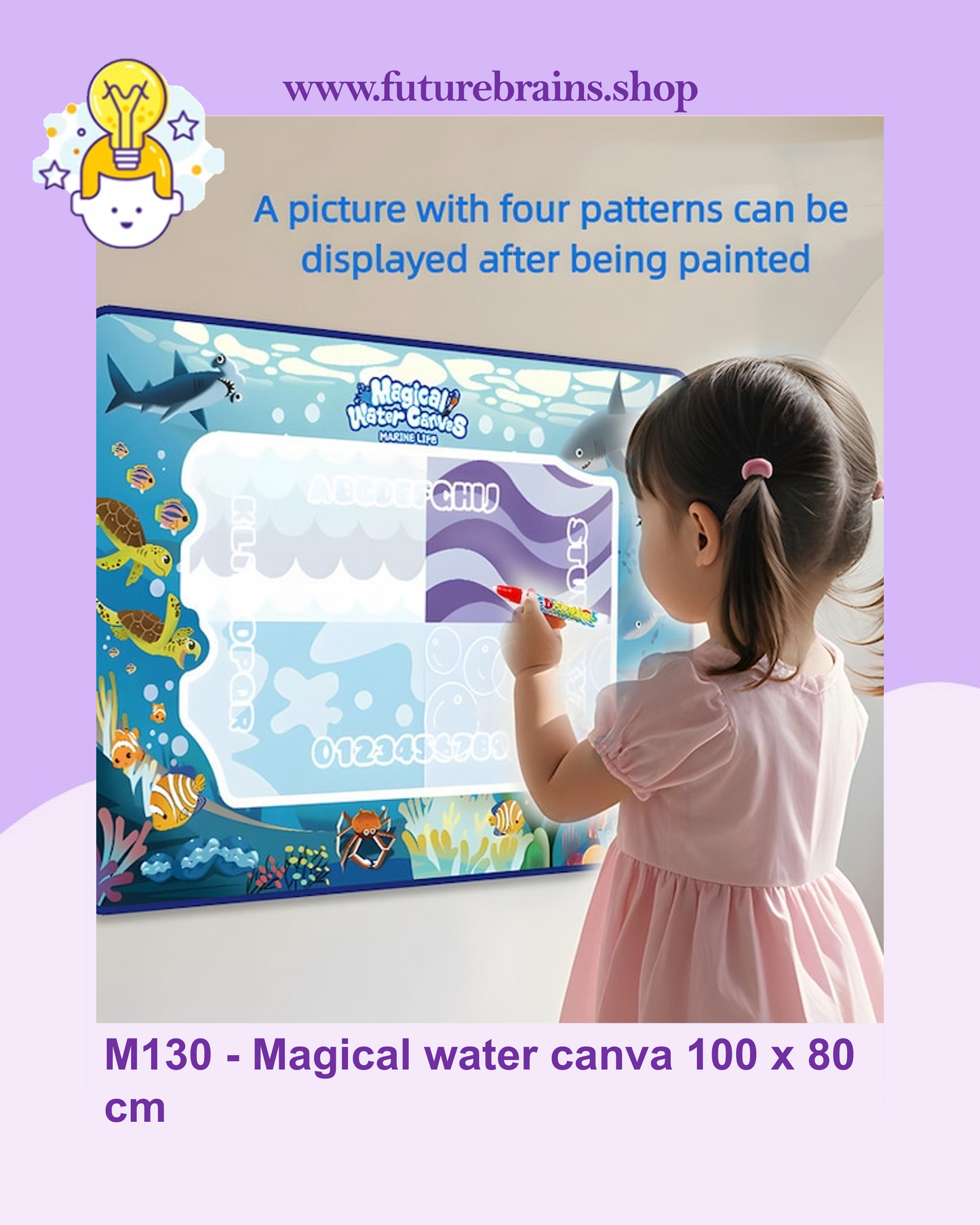 M130 - Magical water canva 100 x 80 cm