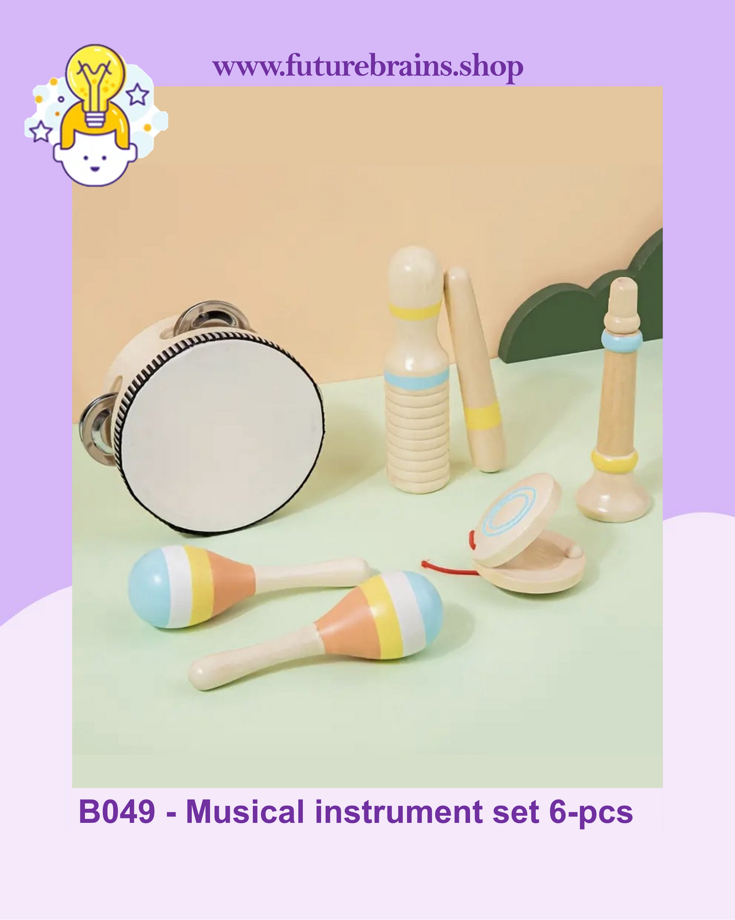 B049 - Musical instrument set 6-pcs