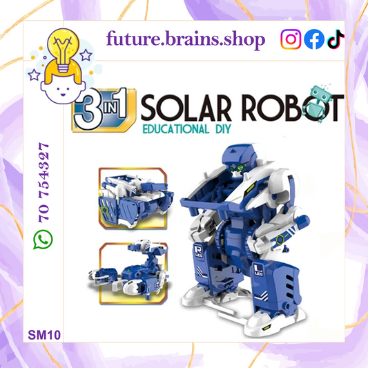 SM10 - 3 in 1 educational kit solar robot