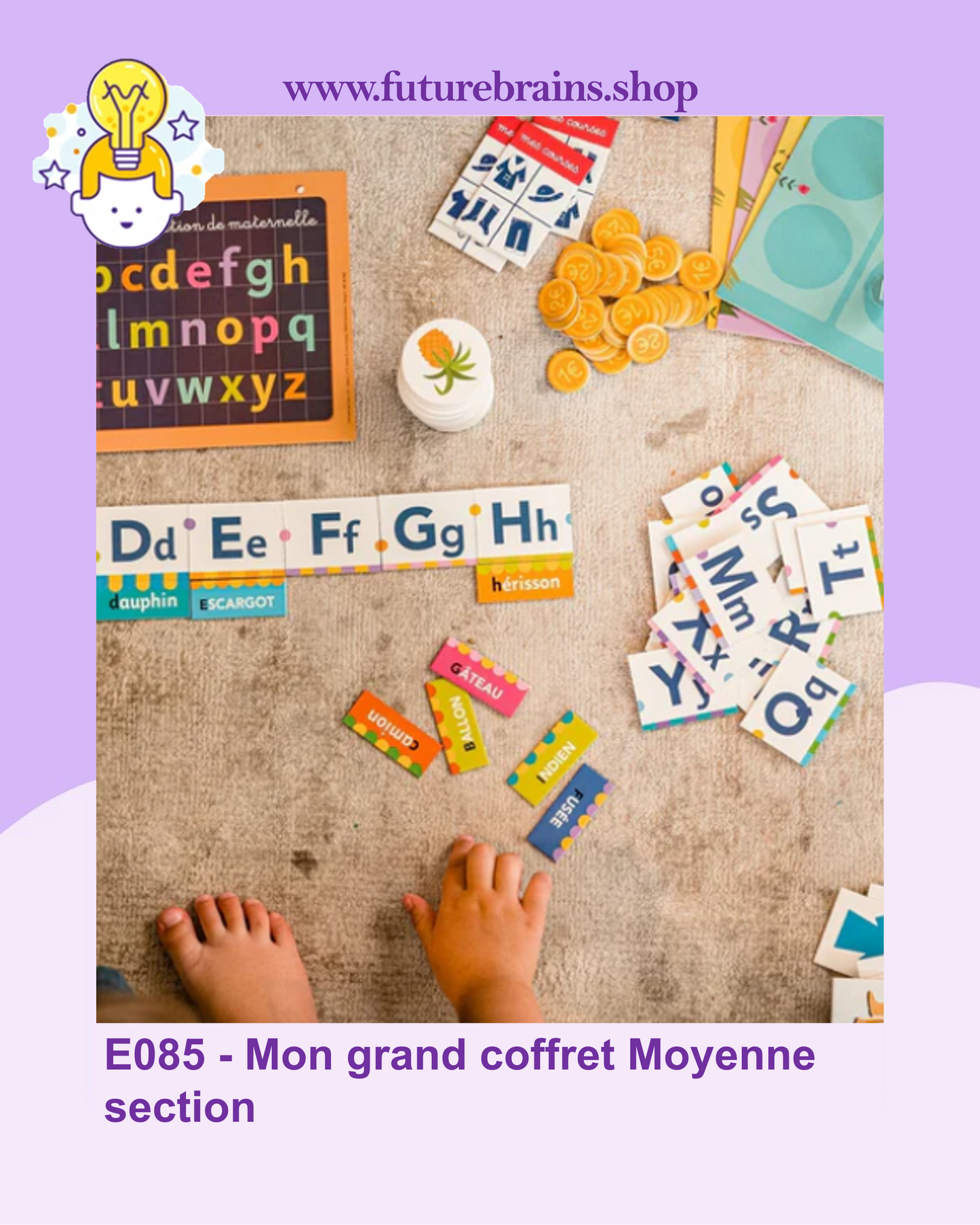 E085 - La petite ecole - Mon grand coffret Moyenne section