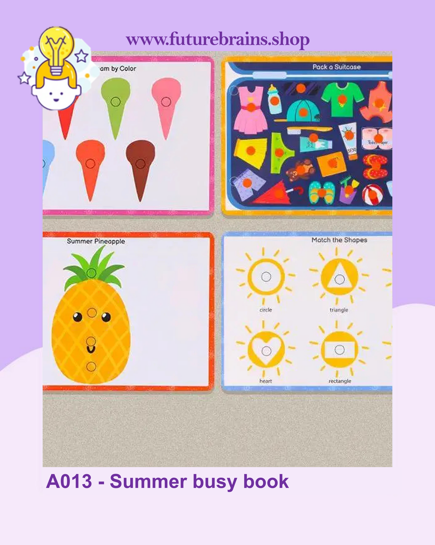A013 - Summer busy book