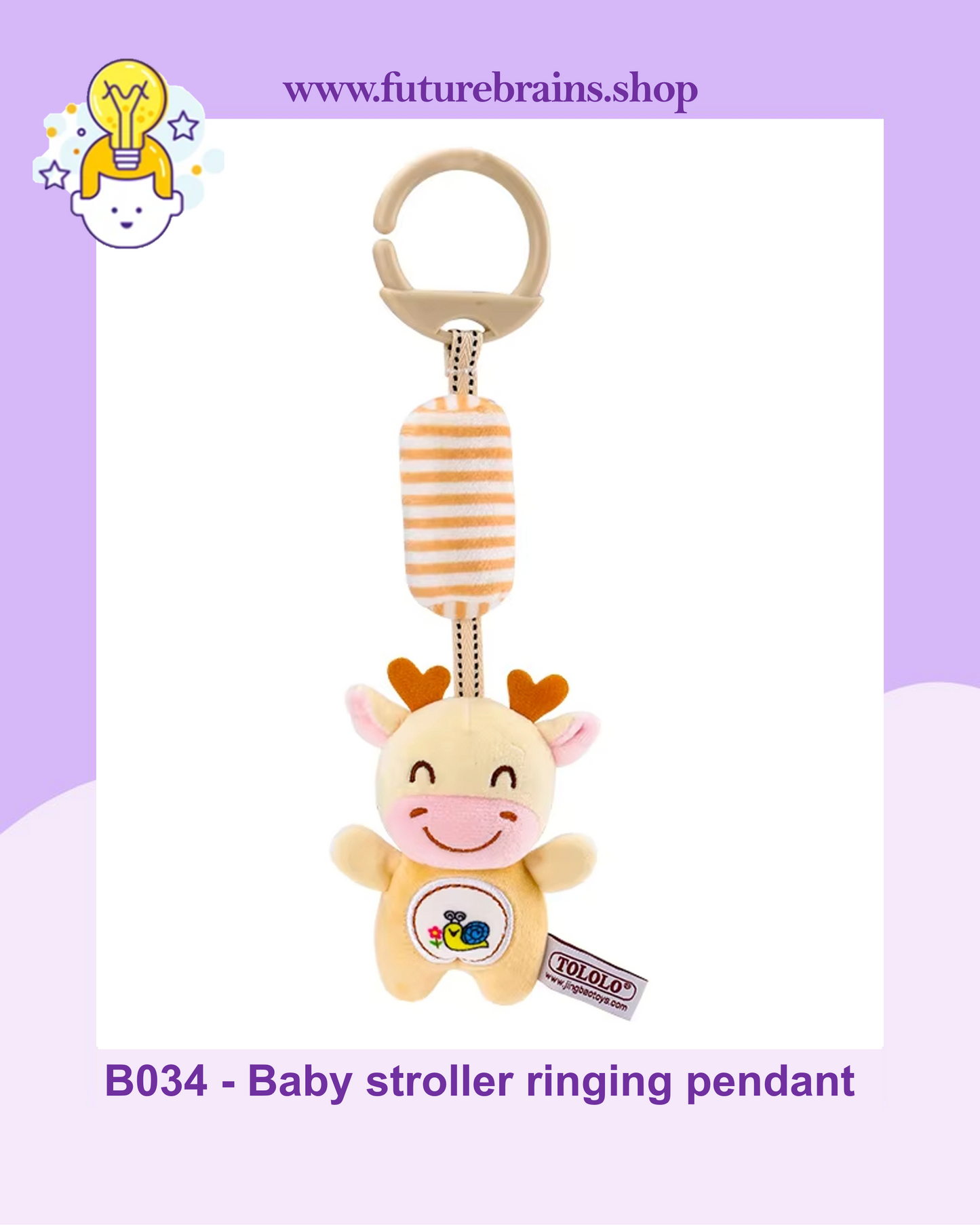 B034 - Baby stroller ringing pendant