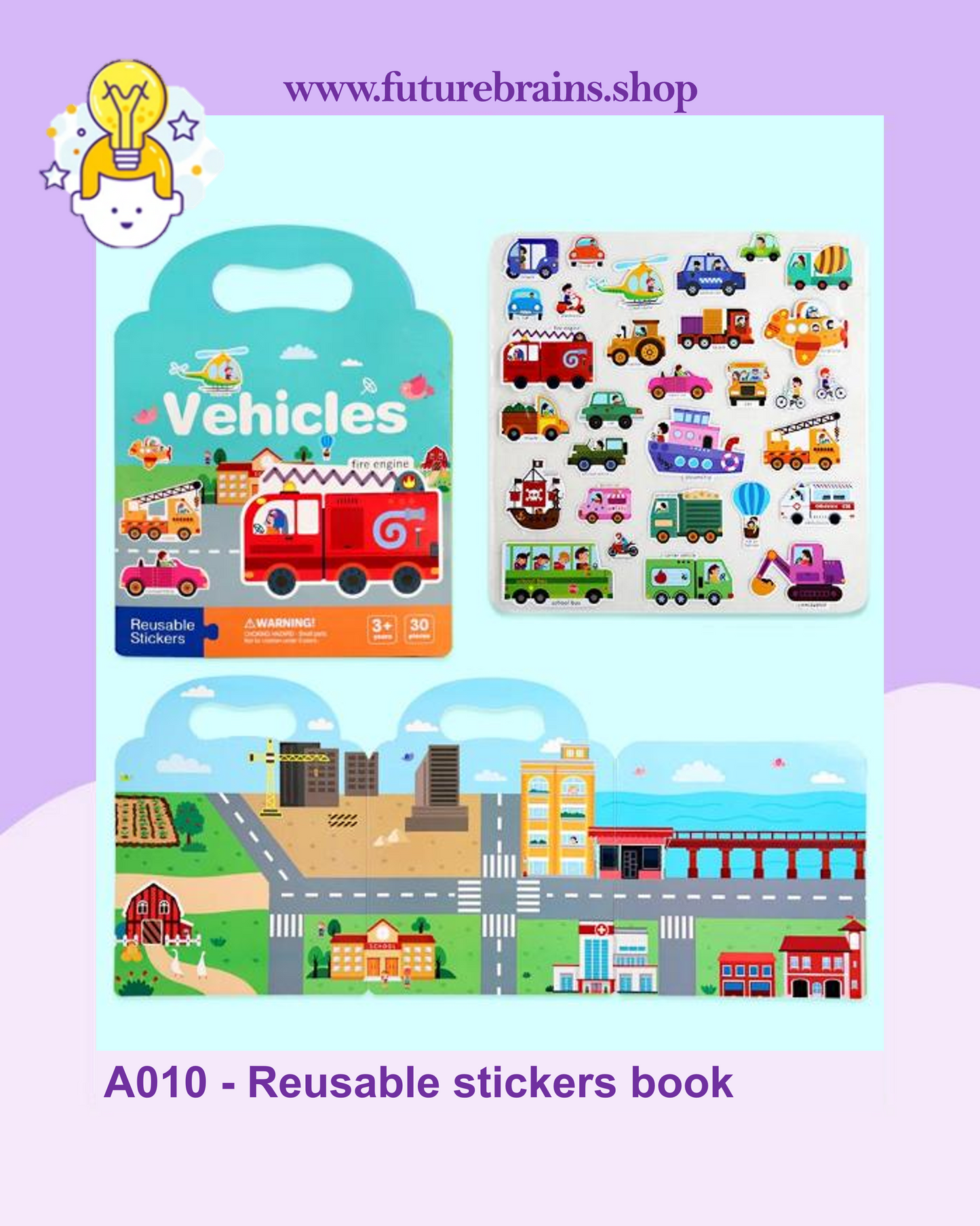 A010 - Reusable stickers book