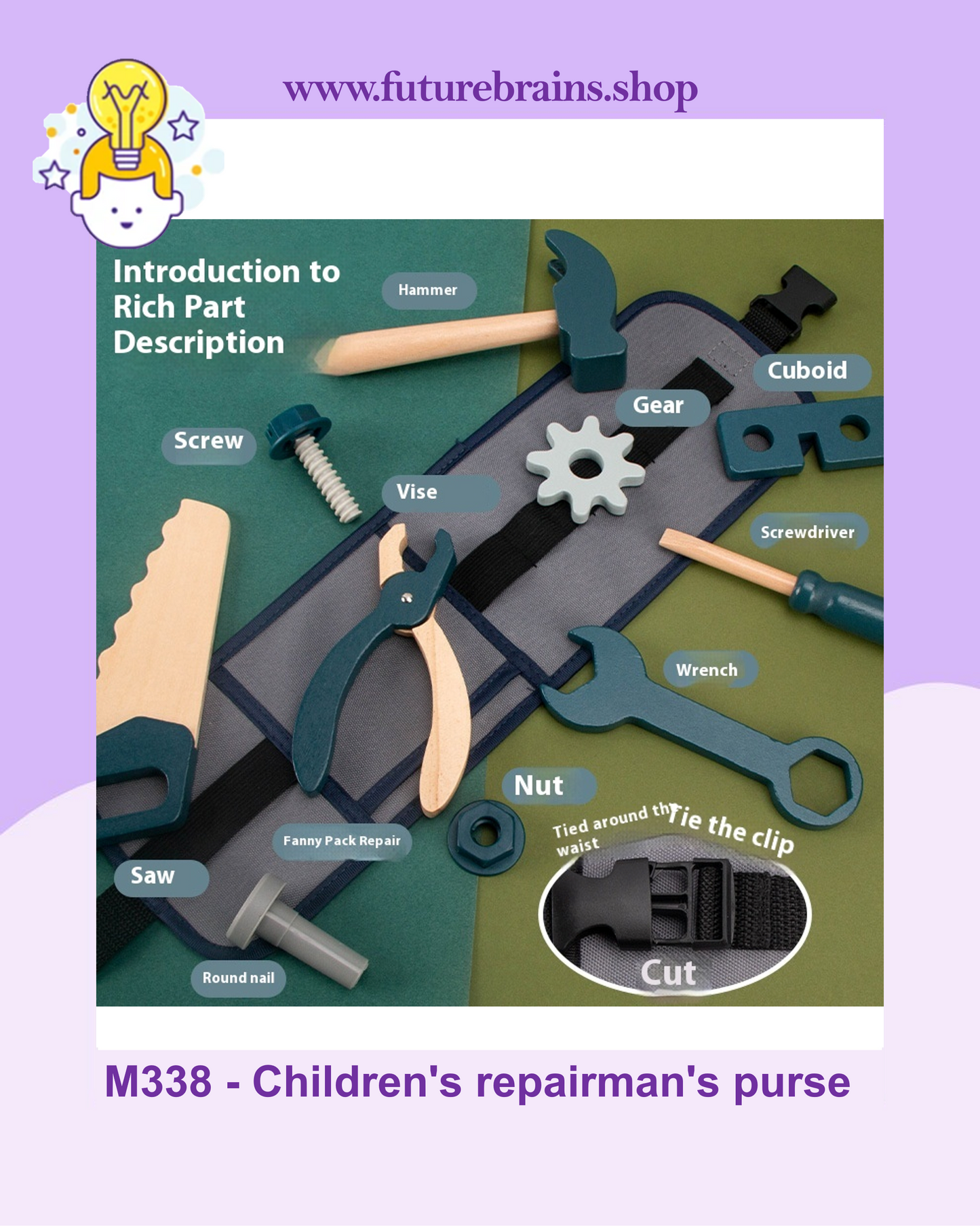 M338 - Children's repairman's purse