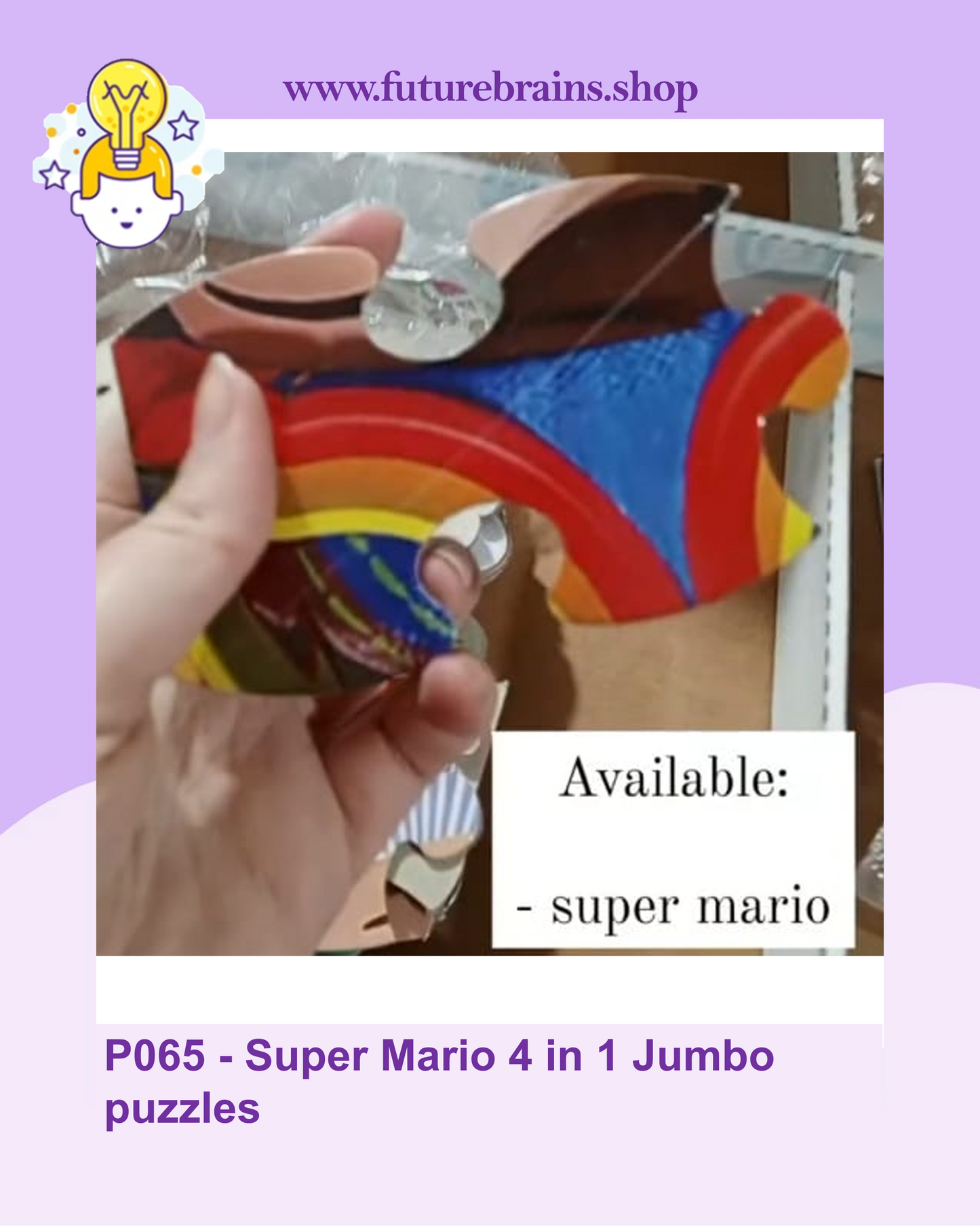 P065 - Super Mario 4 in 1 Jumbo puzzles