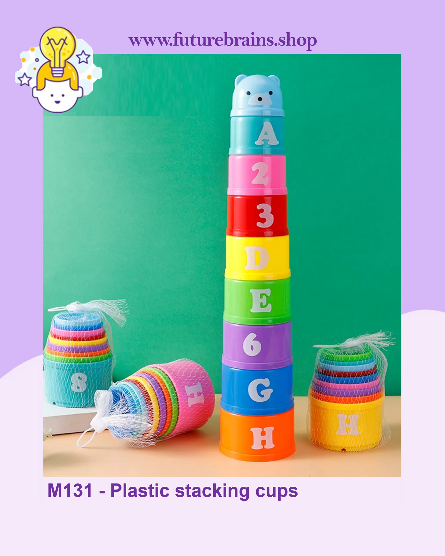 M131 - Plastic stacking cups