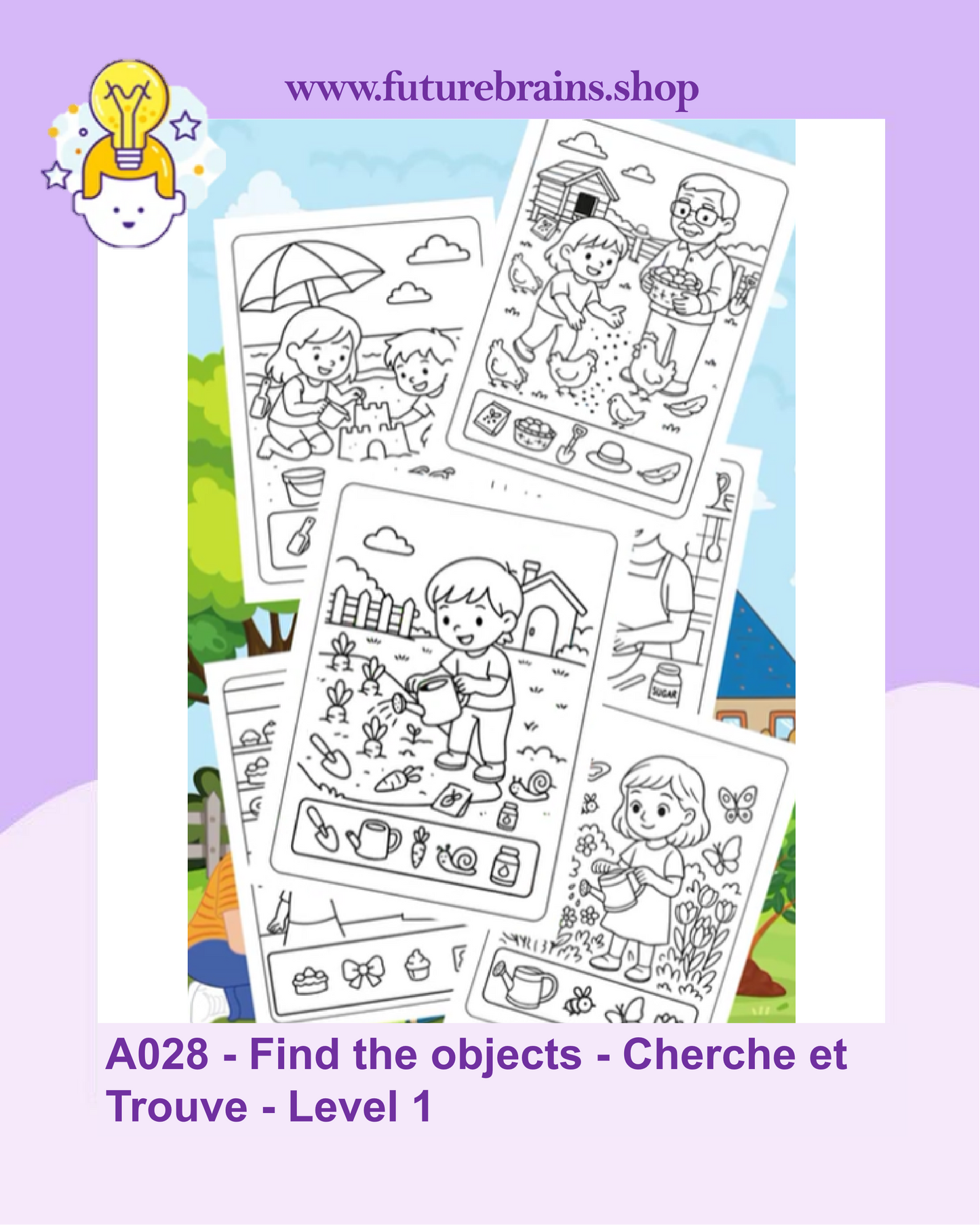 A028 - Find the objects - Cherche et Trouve - Level 1