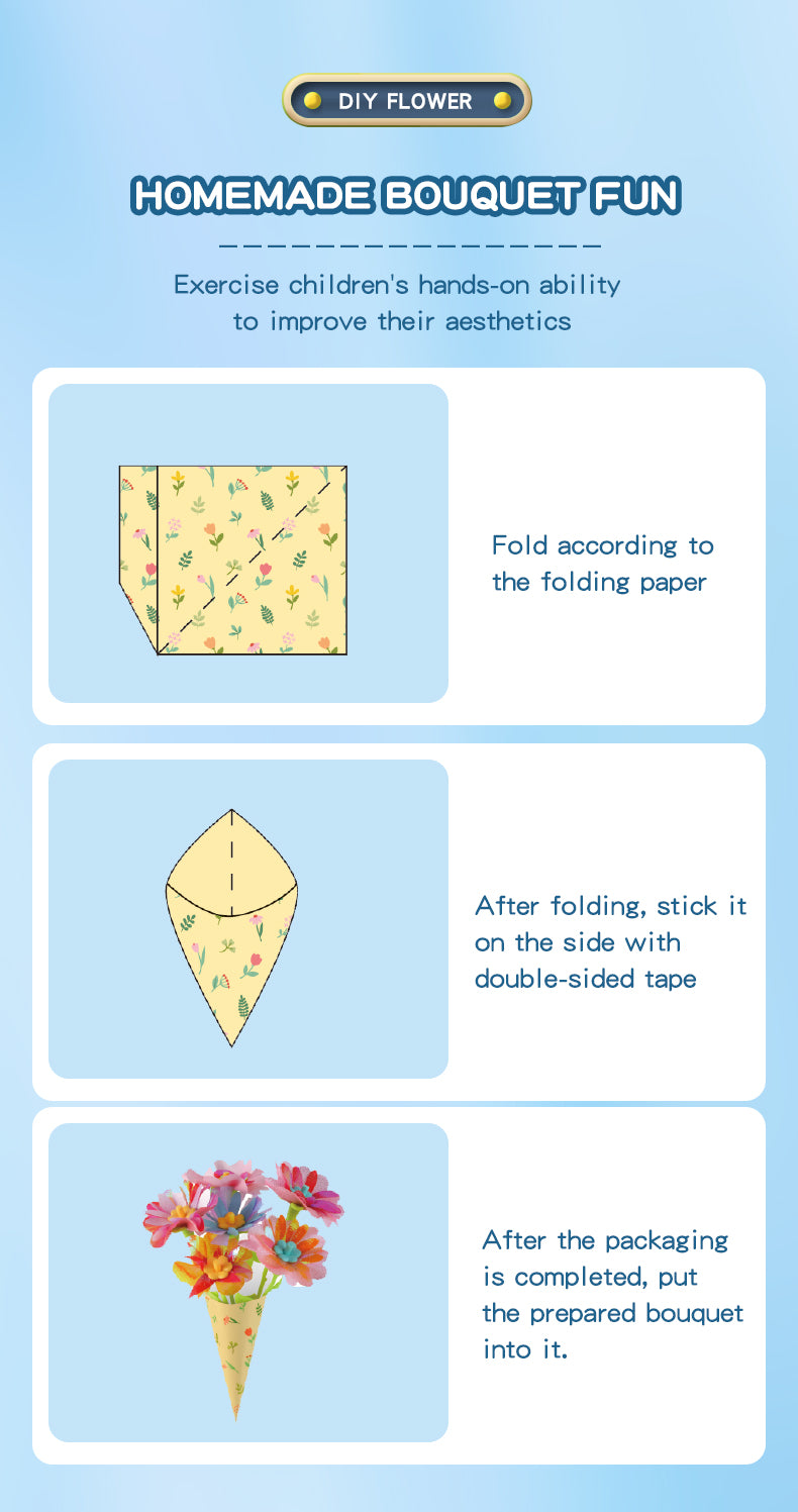 M349 - Flower mading kit DIY 65 pcs