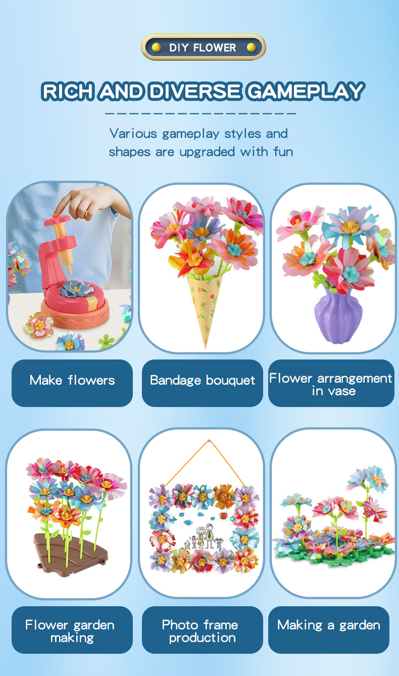 M349 - Flower mading kit DIY 65 pcs