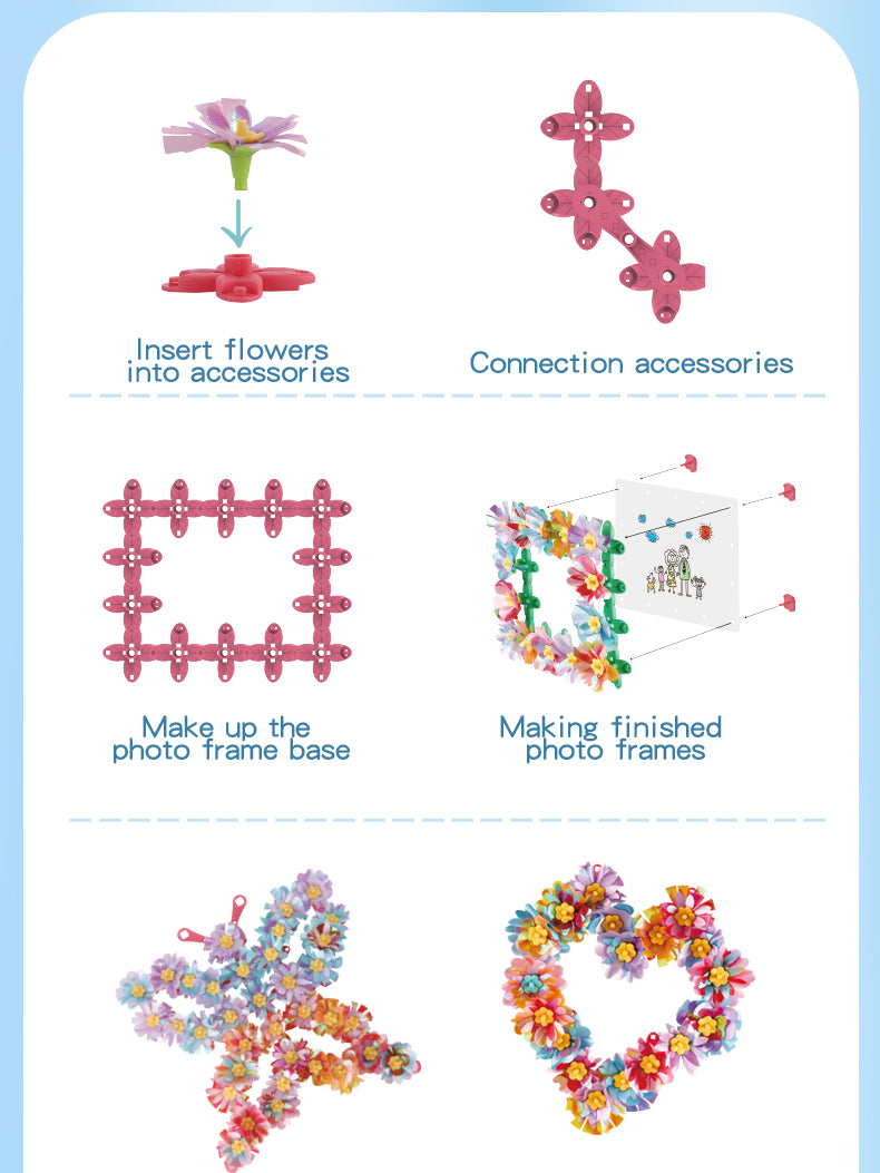 M349 - Flower mading kit DIY 65 pcs