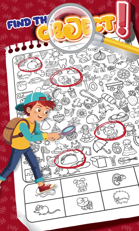 A029 - Find the objects - Cherche et Trouve - Level 2
