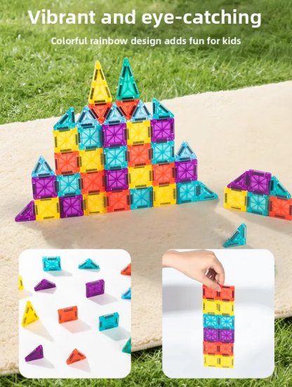 M014 - Mini Magnetic Tiles 56 pcs