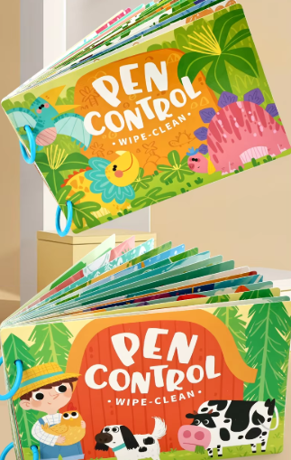 A004 - Pen Control Wipe-Clean Book