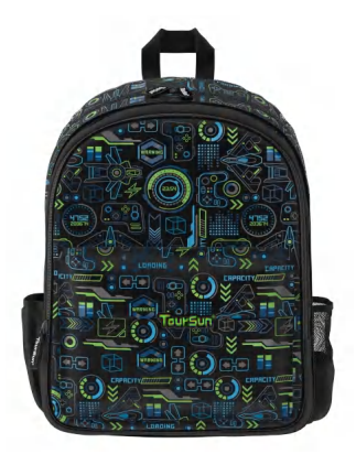 SB011 - 26 cm Toursun school bag video games design