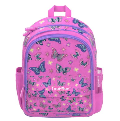 SB011 - 26 cm Toursun school bag butterflies design