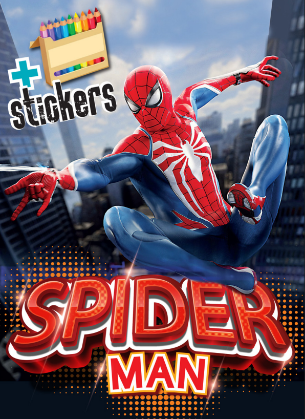 C014 - Coloring book with stickers