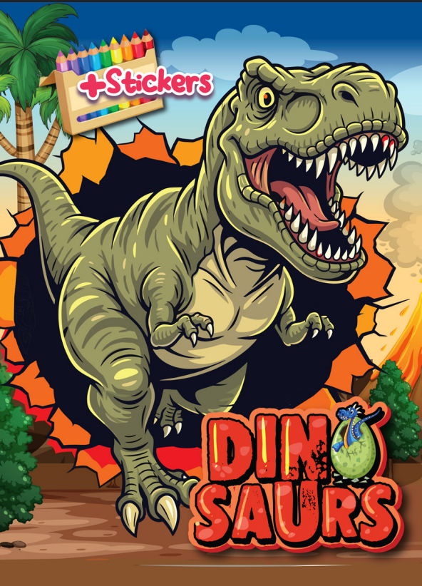 C014 - Coloring book with stickers