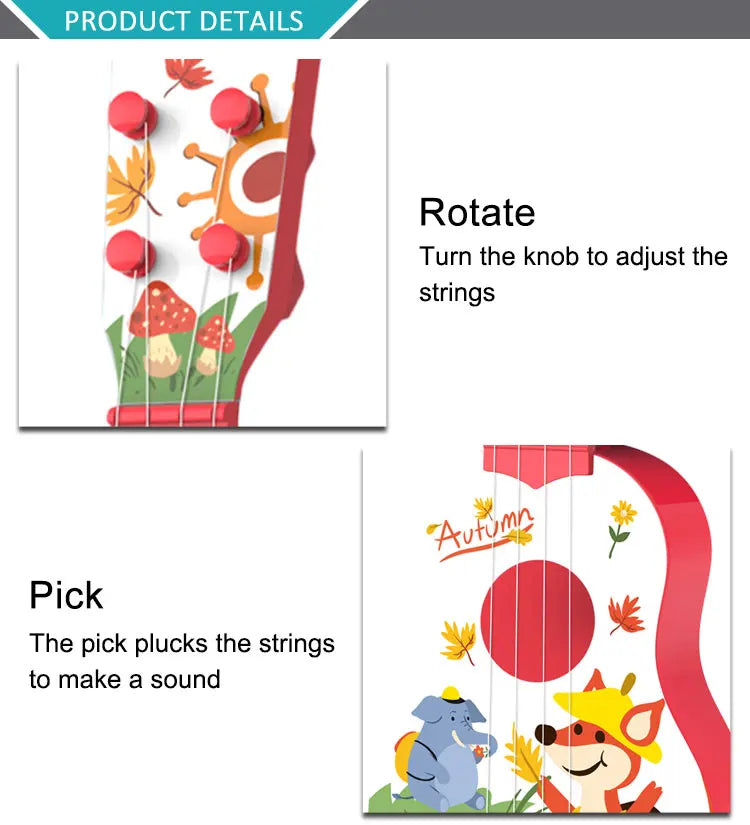M013 - Animal design guitar
