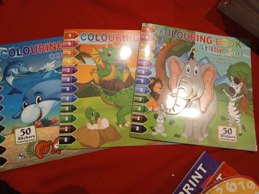 C006 - Coloring book with numbers