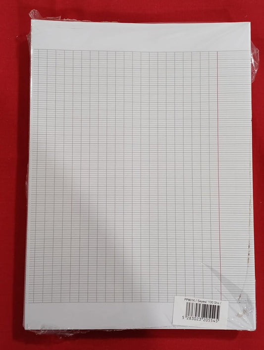 X072 - Refill papers double sheets 60 gr A4