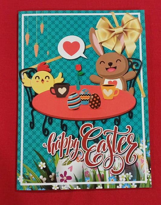C029 - Easter coloring book with stickers
