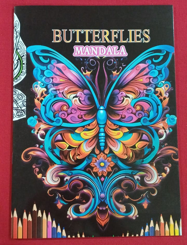C001 - Butterflies Mandala Coloring Book