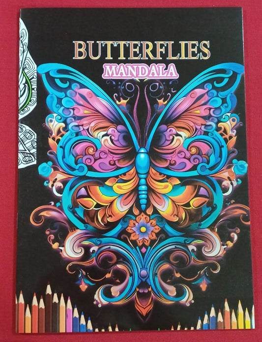 C001 - Butterflies Mandala Coloring Book