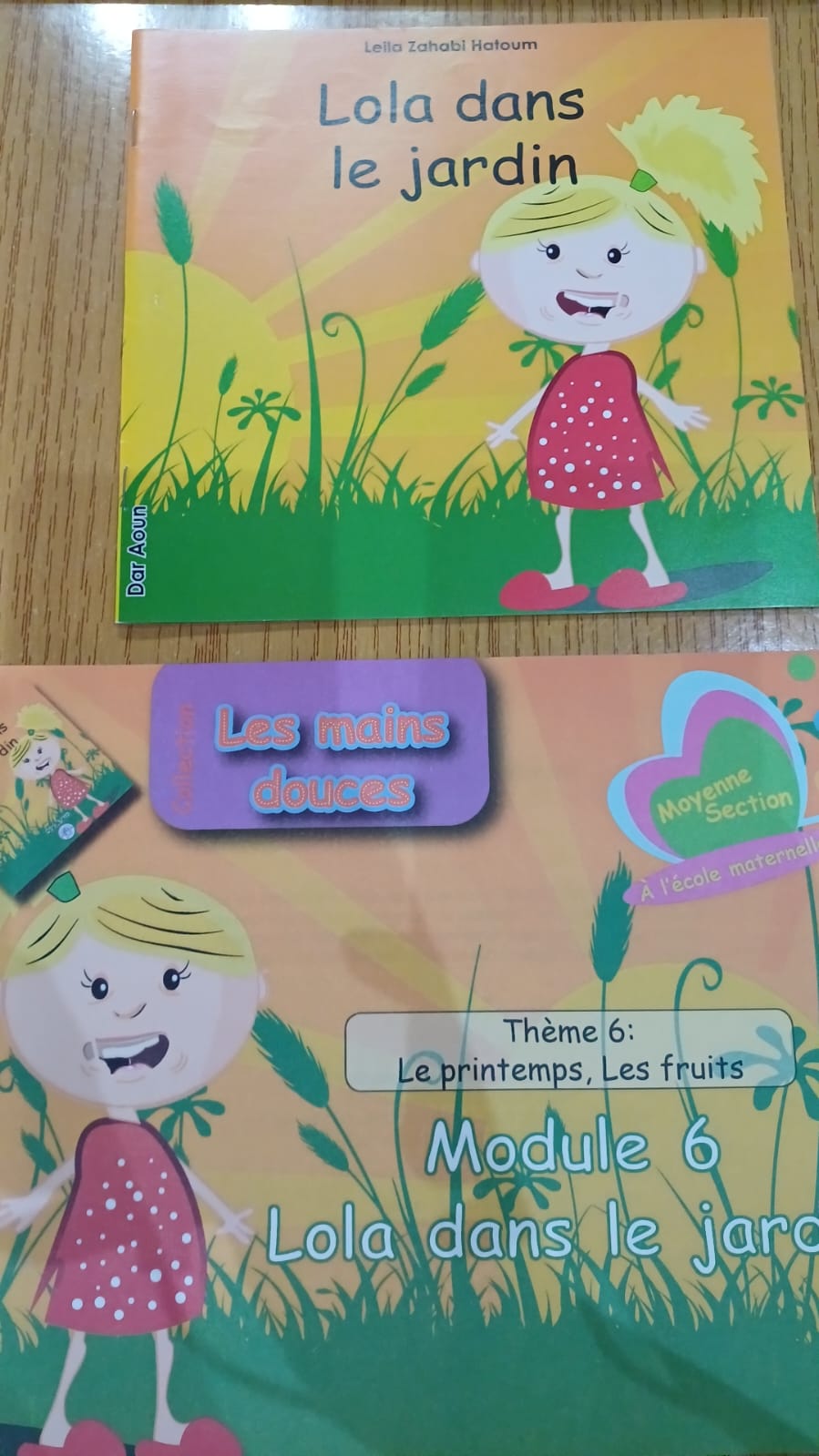 A168 - Collection les mains douces - Moyenne section a l'ecole maternelle (3 books for 8$)