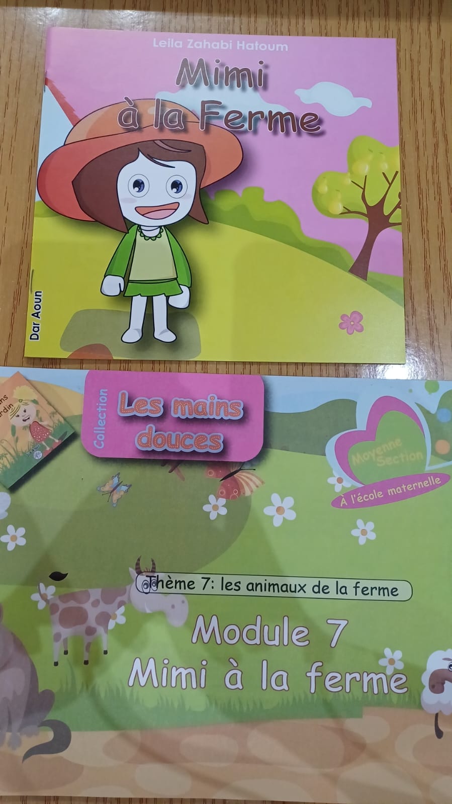 A168 - Collection les mains douces - Moyenne section a l'ecole maternelle (3 books for 8$)