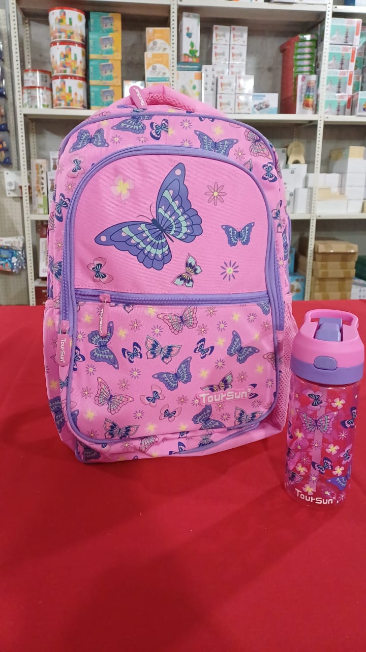 SB013 - 42 cm Toursun® school bag butterflies design