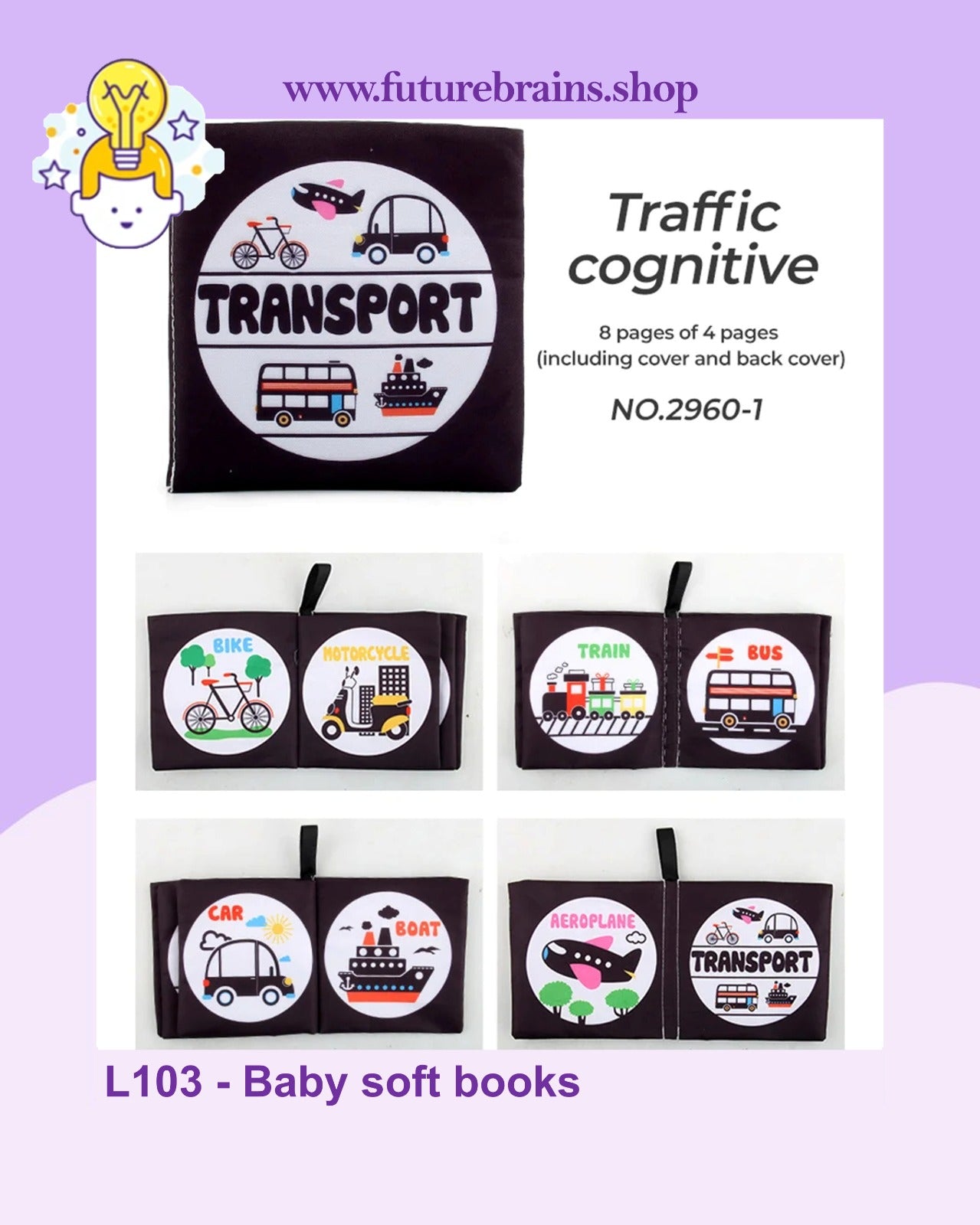L103 - Black and white soft books