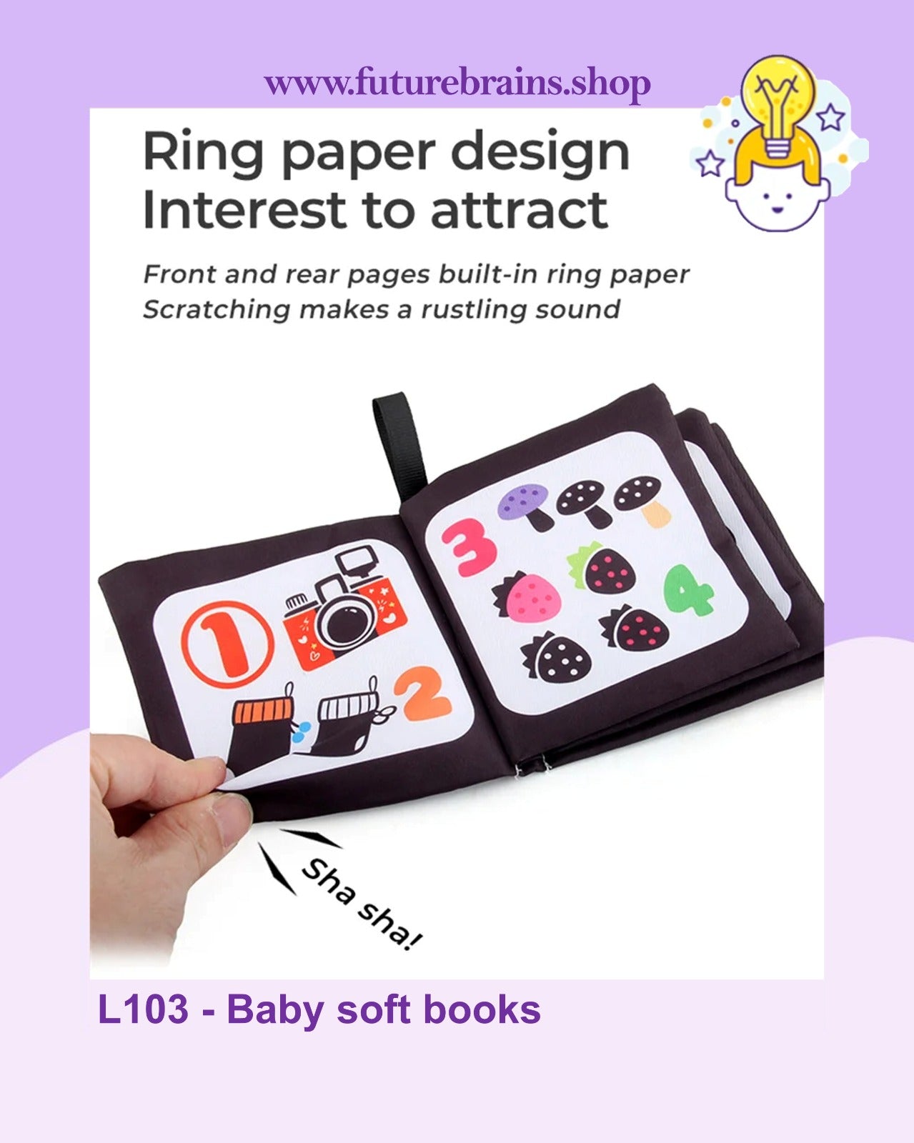 L103 - Black and white soft books