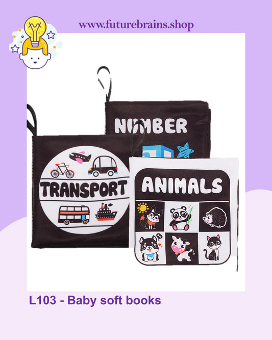 L103 - Black and white soft books
