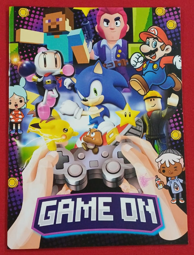 C014 - Coloring book with stickers