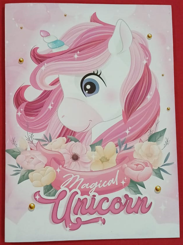 C014 - Coloring book with stickers