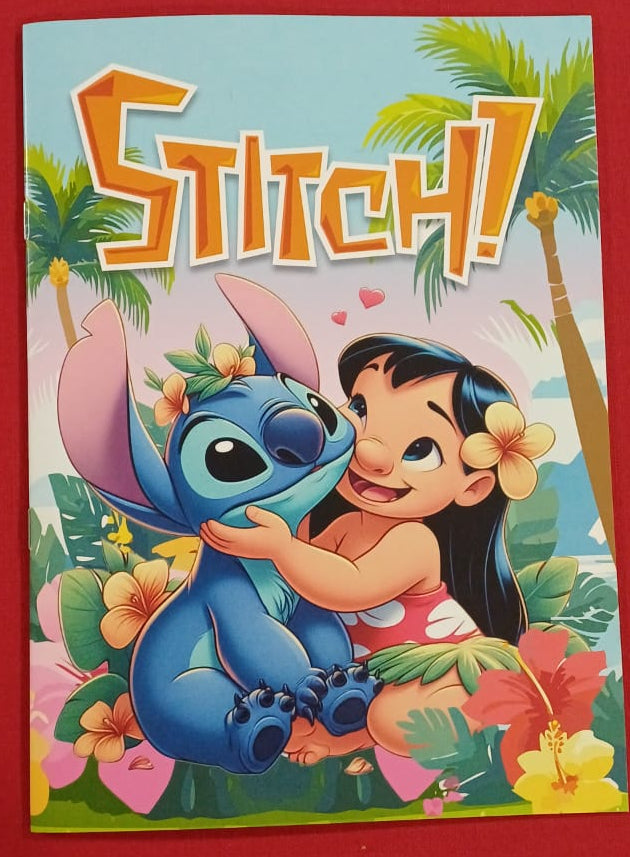 C014 - Coloring book with stickers