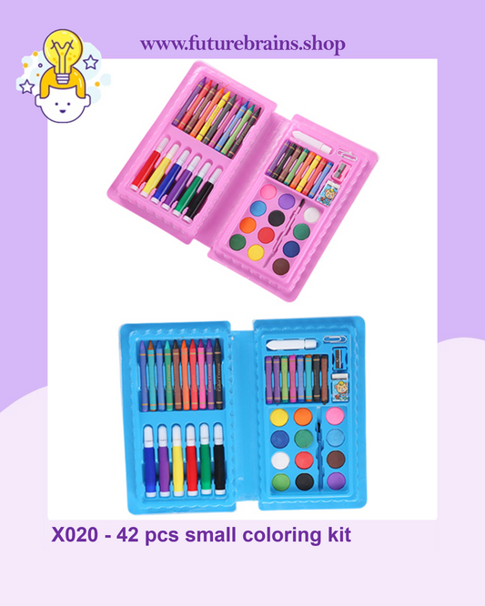 X020 - 42 pcs small coloring kit (Buy 4 get 1 FREE)