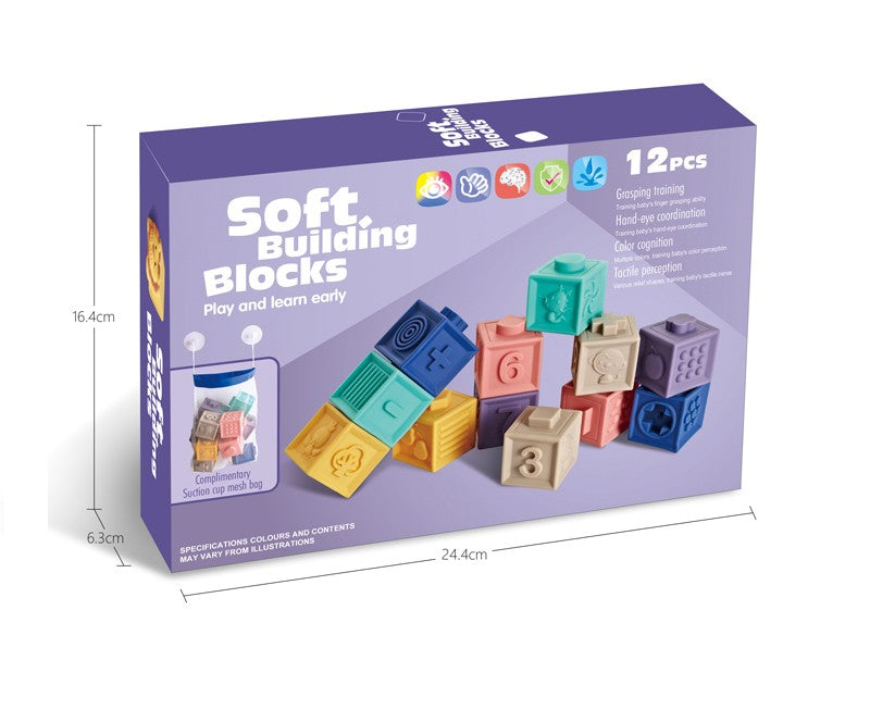 M039 - Soft building blocks 12 pcs