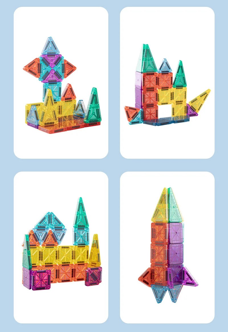 M014 - Mini Magnetic Tiles 56 pcs